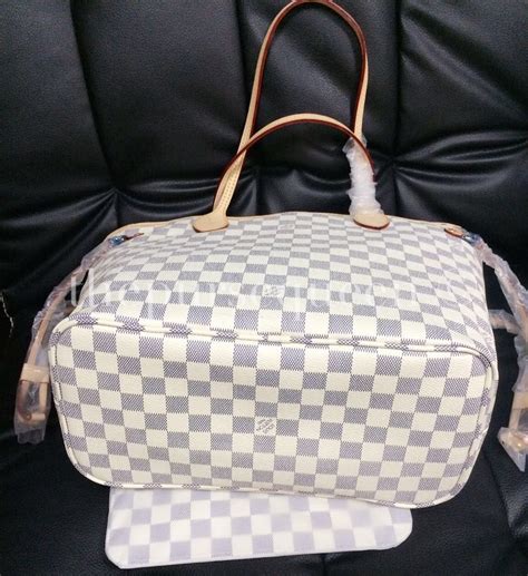 louis vuitton neverfull damier replica|louis vuitton neverfull damier authentication.